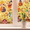 DUILE 350pc Thanksgiving Window Clings Fall Window Clings Fall Window Decor for Offices Autumn Window Clings Leaves Home School Office Thanksgiving Party Decorations Supplies